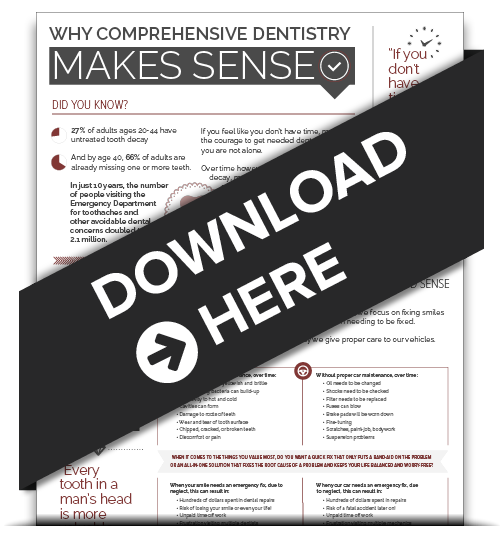 Learn why comprehensive dentistry makes sense in our free infographic